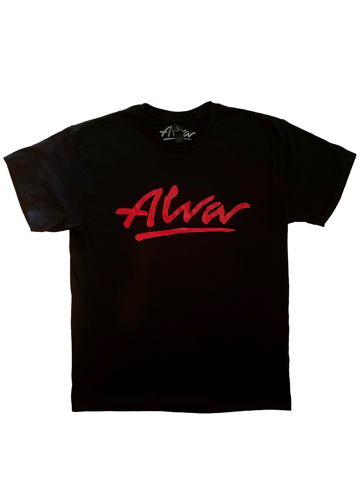 ALVA OG LOGO T-SHIRT BLACK - RED