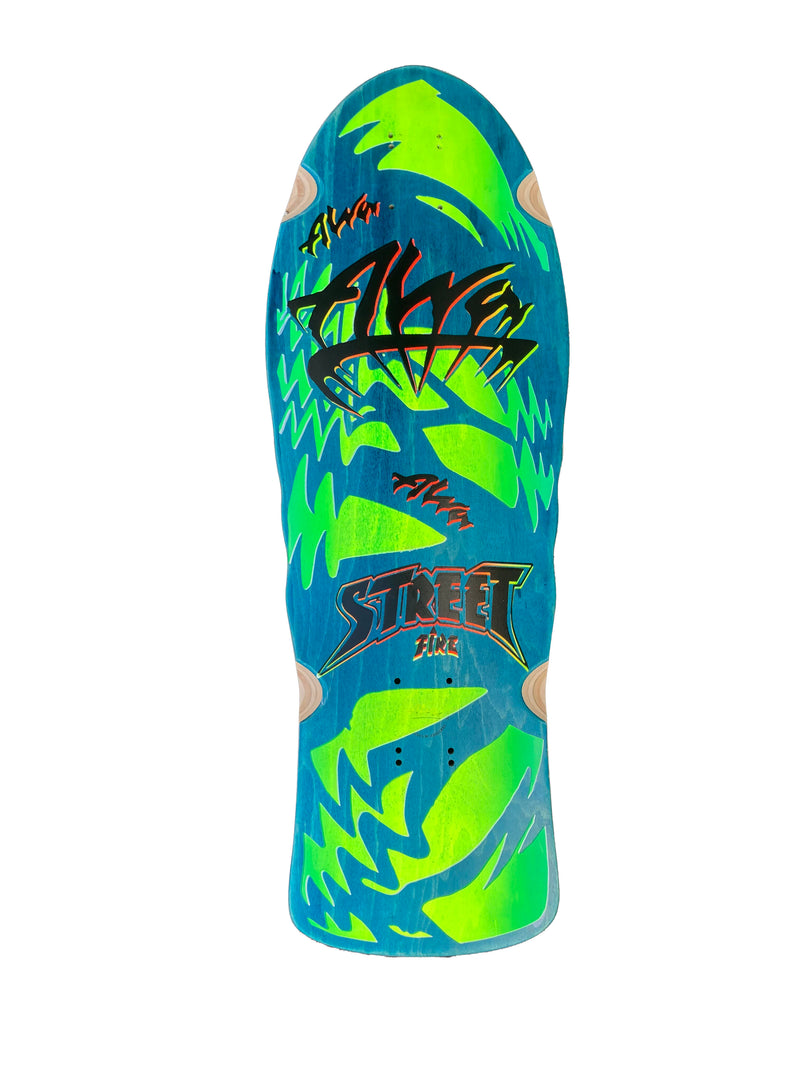 ALVA  STREET FIRE -AQUA W/GREEN LOGO