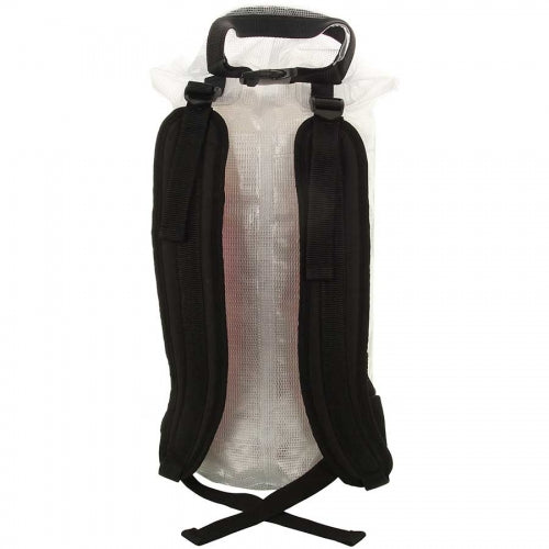 Wet/Dry Back Pack Bag Translucent White
